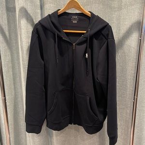 Polo Ralph Lauren - Navy Blue - Zip Up Hoodie - XL - Never Worn